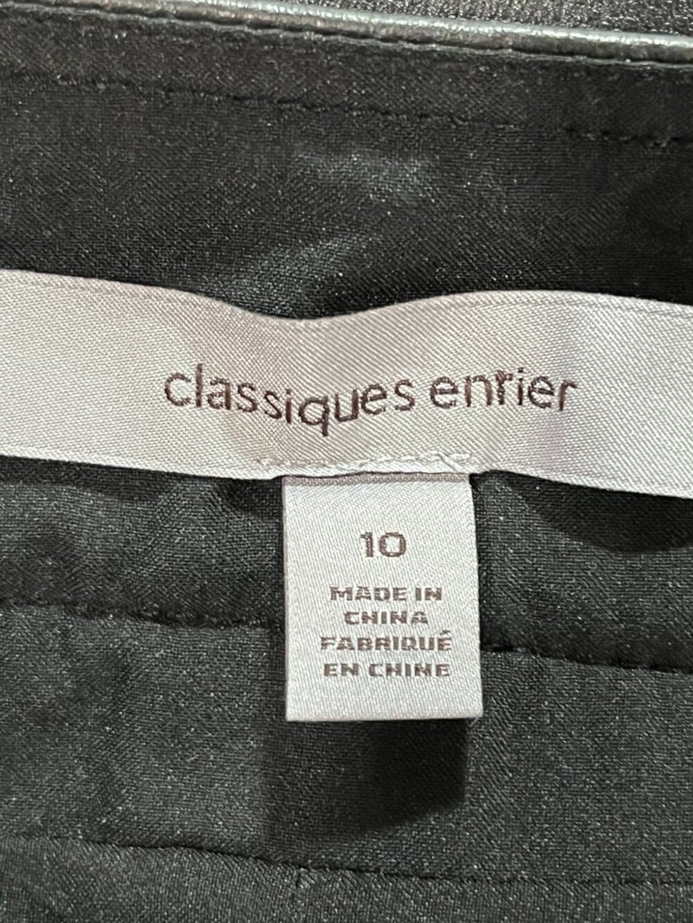Classiques Entier Wool-Blend A-line Skirt with Black Diamond Pattern, Size 10 - Picture 4 of 8